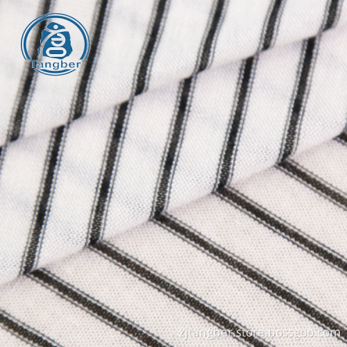 Tissu personnalisé textile à rayures en coton de haute qualité